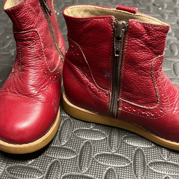 Elephantito Leather Booties - Toddler Girl 9US - VGUC - Picture 3 of 7